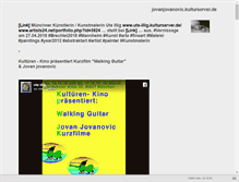 Tablet Screenshot of jovanjovanovic.kulturserver.de